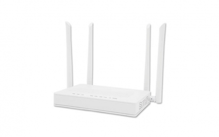 Абонентский терминал ONU GPON / EPON HGU, 1 порт 100/1000Base-T, 2 порта 100/1000Base-T, 1 порт POTS, WiFi 