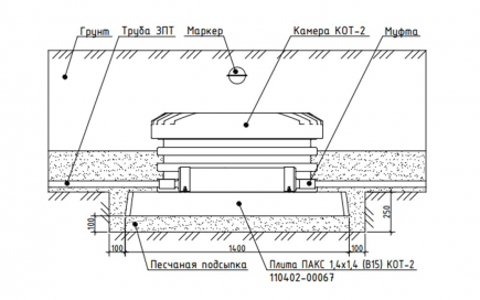 Камера оптическая трубопроводная КОТ-2