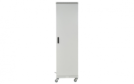 Шкаф напольный 19", 24U(600x1000), ШТ-НП-24U-600-1000-М, передняя дверь металл