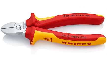 Кусачки боковые KNIPEX до 1000 В (900000-01095)