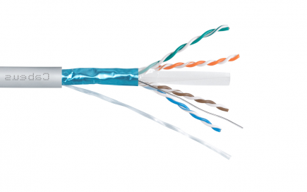 FTP 6 4х2х0.57 23 AWG, solid, PVC, 305м