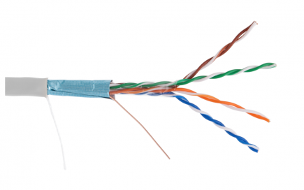 F/UTP 5e 4х2х0.47, solid, PVC нг(B), 305м