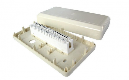 Коробка монтажная под 1 плинт в комплекте (WT-S061, 04-0111, 6748 1 102-00)