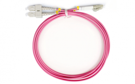 2MM/50(OM4)-2.0-LC/UPC-SC/UPC, LSZH, 2м