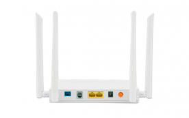 Абонентский терминал ONU GPON / EPON HGU, 1 порт 100/1000Base-T, 2 порта 100/1000Base-T, 1 порт POTS, WiFi 