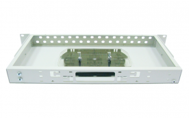 КРС-32FC(ST) 1U, стальной, перфорированый, со сплайс-кассетой (КСу-32FC-1U-1КУ-GY)