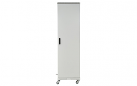 Шкаф напольный 19",18U(600x600), ШТ-НП-18U-600-600-М, передняя дверь металл