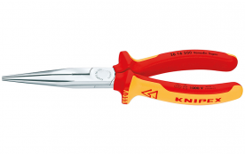Круглогубцы с плоскими губками с режущими кромками KNIPEX до 1000 В (900000-01092)