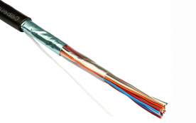 Кабель витая пара FTP, категория 3, 10 пар (24 AWG), одножильный (solid), для внешней прокладки, UV PE
