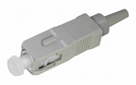 Разъём (коннектор) оптический MM SC 0.9, серый