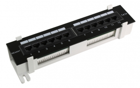 Патч-панель настенная, 12 портов RJ-45, категория 5е (121203-02374)